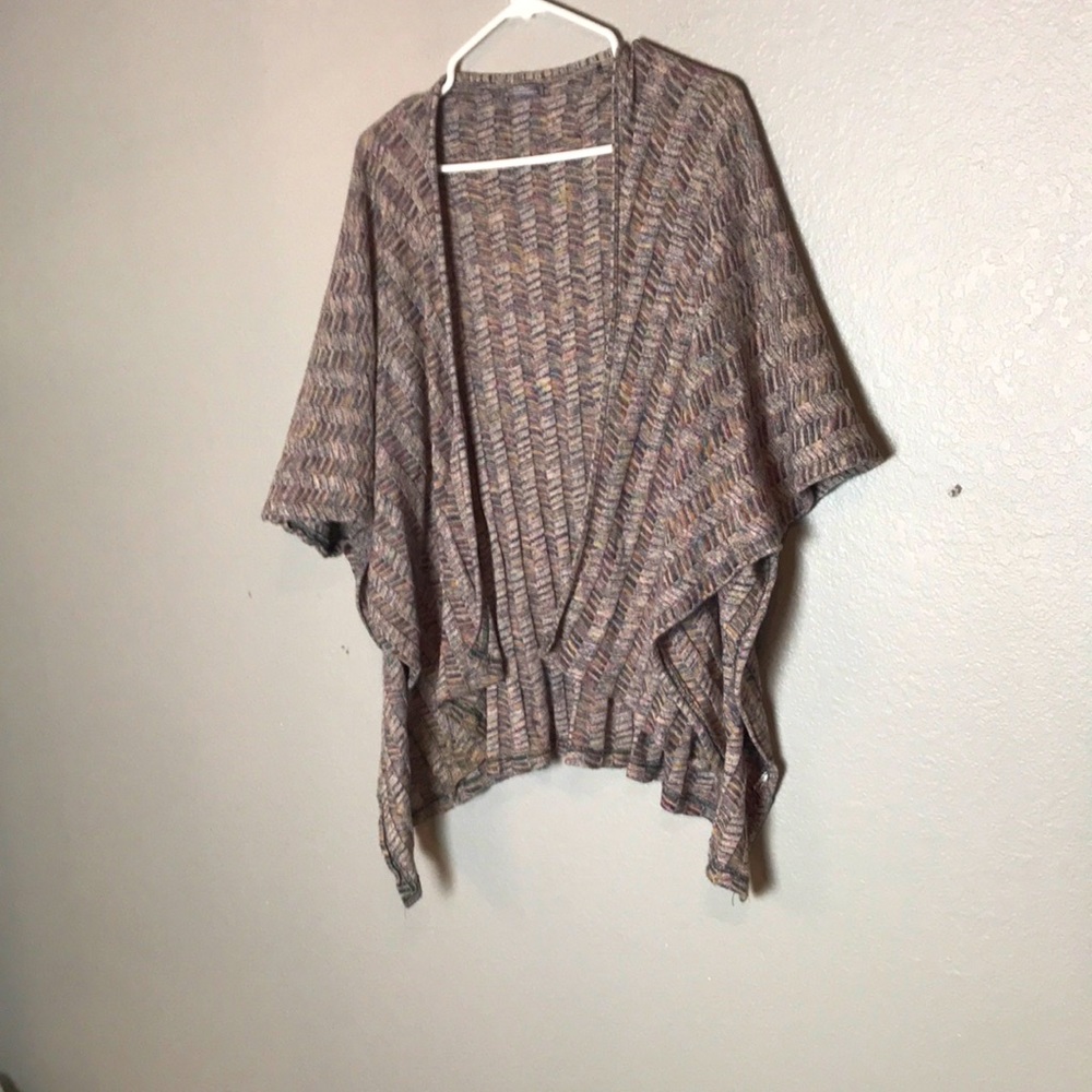 Zara multi-colored shawl/ Cardigan. Size small